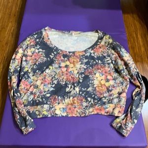 Floral Sweater Shirt